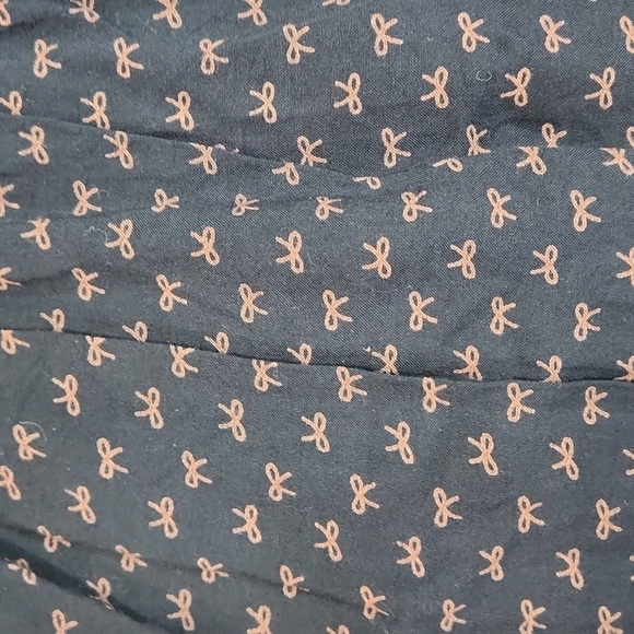 Blue Bird Ruffle Bust Navy Blue Midi Dress - Picture 4 of 5